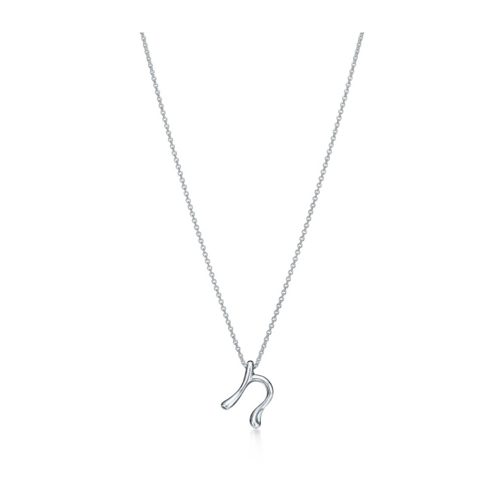 Tiffany and Co - Elsa Peretti alphabet necklace letter n